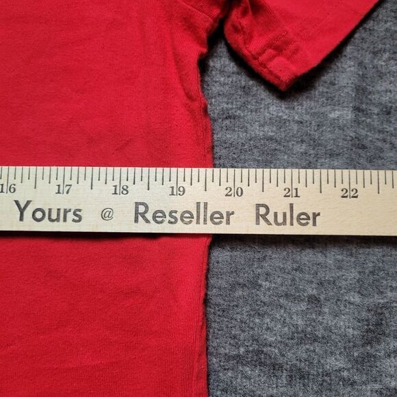 Polo Ralph Lauren Men's T-Shirt XL (18-20) Red Cricket Club CrewNeck - Picture 6 of 7